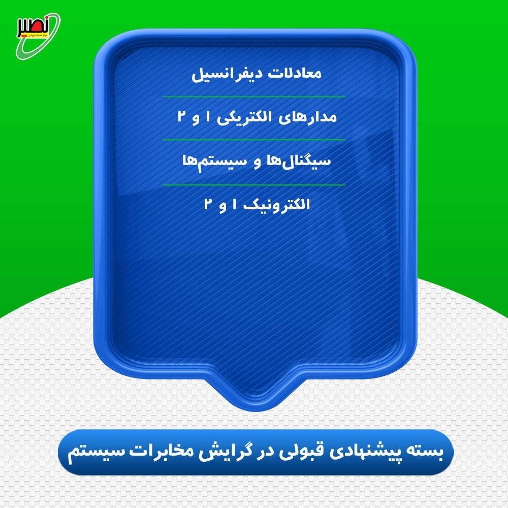 بسته پیشنهادی قبولی در ارشد برق گرایش مخابرات سیستم کنکور 1406